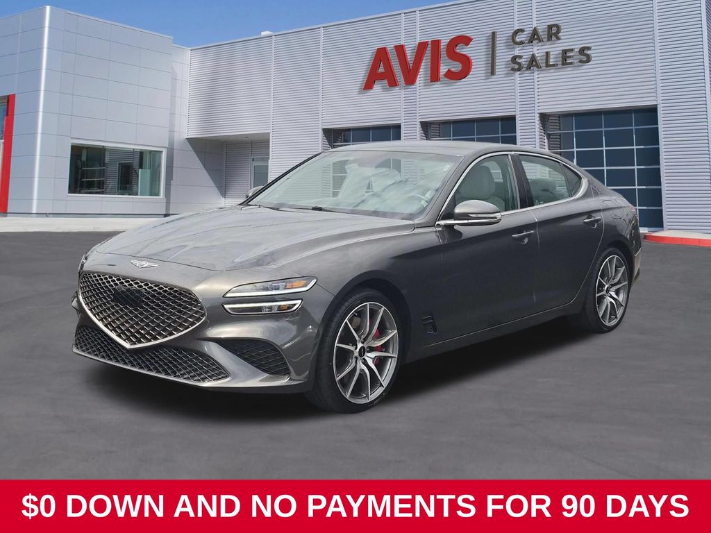 Makalu Gray 2025 Genesis G70 Sedan Rear-Wheel Drive 8-Speed Automatic