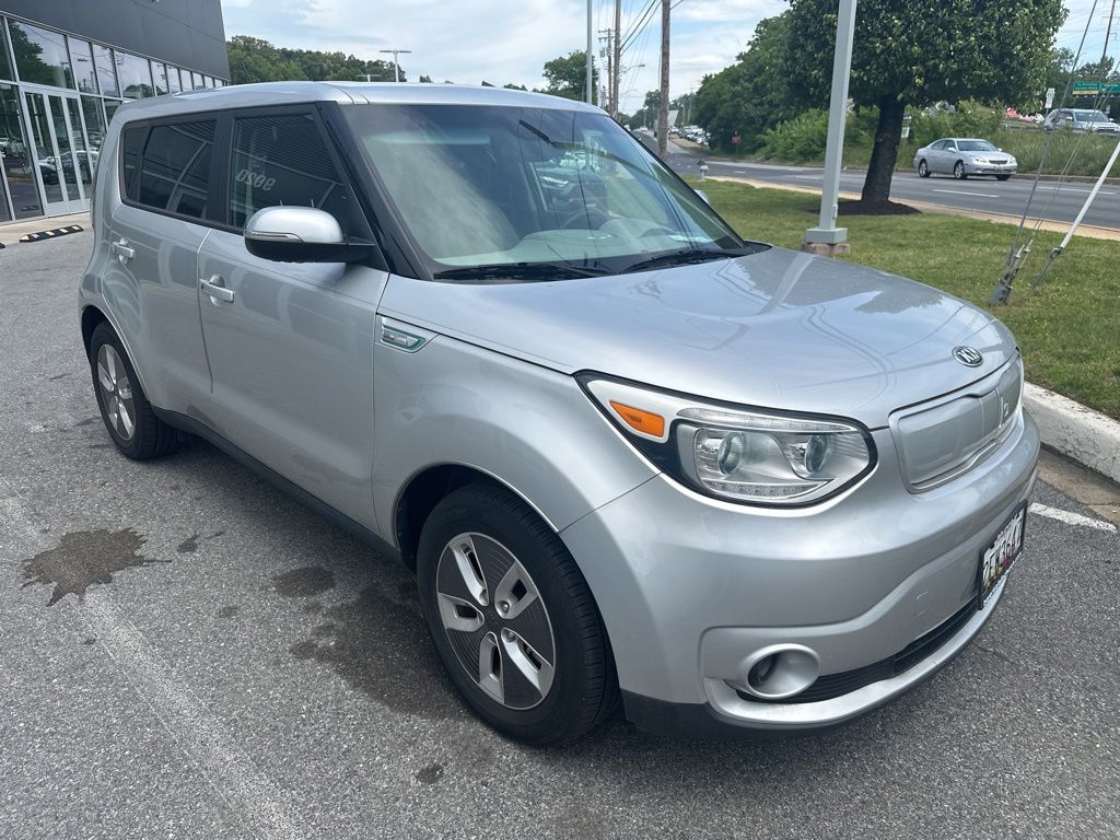 Bright Silver 2019 Kia Soul EV FWD Wagon Front-Wheel Drive 1-Speed Automatic