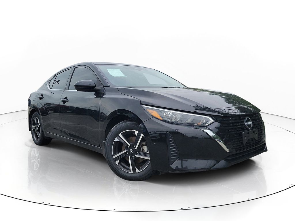 Super Black 2025 Nissan Sentra Sedan Front-Wheel Drive Continuously Variable Transmission