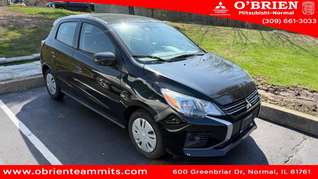 Black 2023 Mitsubishi Mirage ES FWD Hatchback Front-Wheel Drive Continuously Variable Transmission