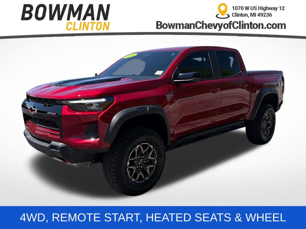 Radiant Red Tintcoat 2025 Chevrolet Colorado Pickup Truck Four-Wheel Drive 8-Speed Automatic