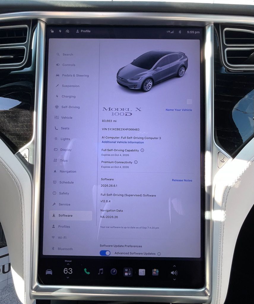 2017 Tesla Model X  Silver at Autostrade