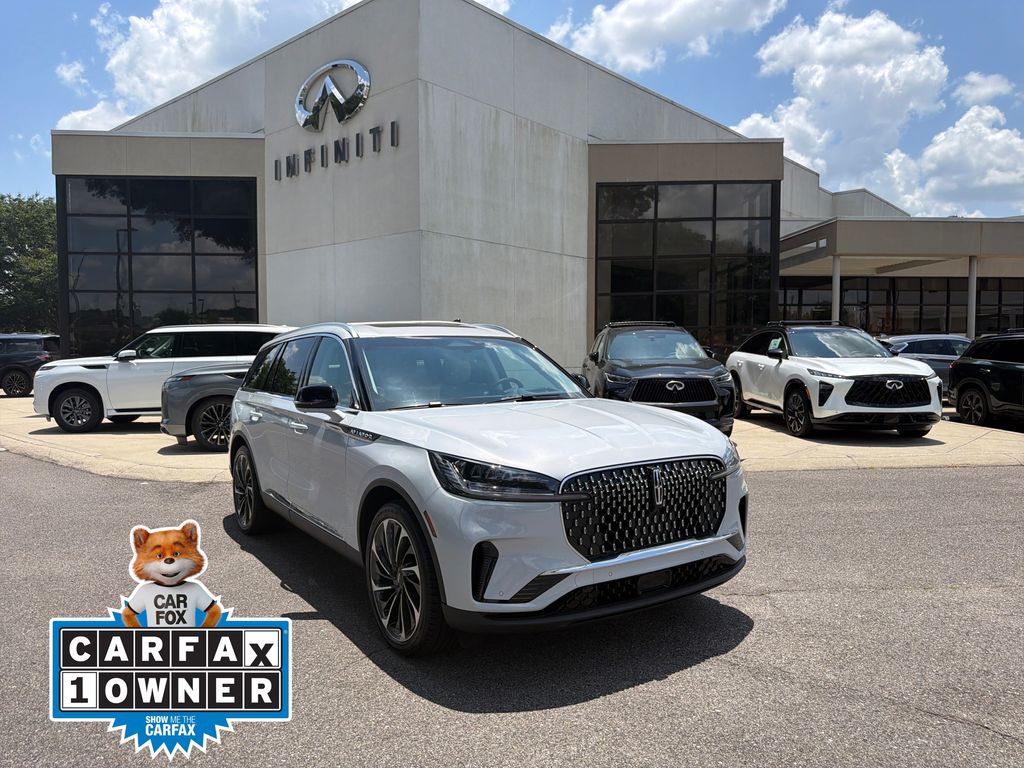Crystal White 2025 Lincoln Aviator SUV / Crossover Rear-Wheel Drive Automatic