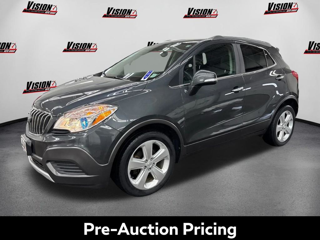 Graphite Gray Metallic 2016 Buick Encore FWD SUV / Crossover Front-Wheel Drive 6-Speed Automatic Overdrive