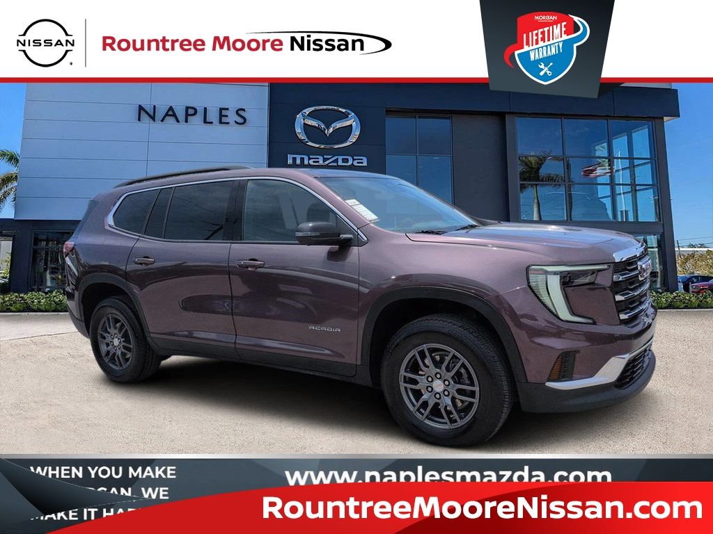 Crystal Metallic 2025 GMC Acadia SUV / Crossover Front-Wheel Drive 8-Speed Automatic