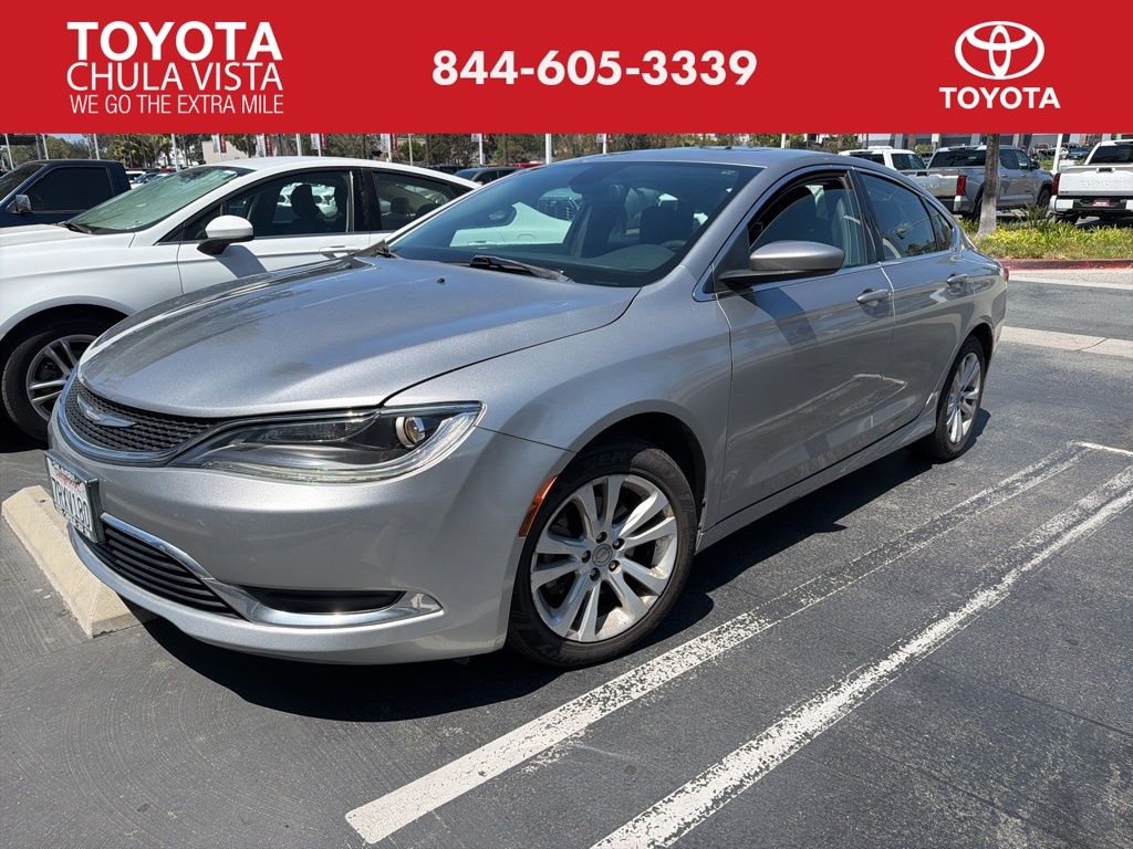 Billet Silver Metallic Clearcoat 2016 Chrysler 200 Limited Sedan FWD Sedan Front-Wheel Drive 9-Speed Automatic