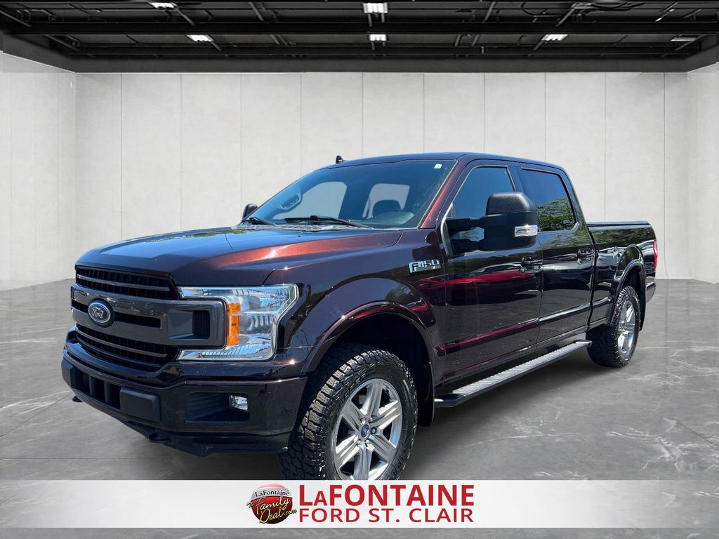 Magma Red 2018 Ford F-150 XLT SuperCrew LB 4WD Pickup Truck Four-Wheel Drive Automatic