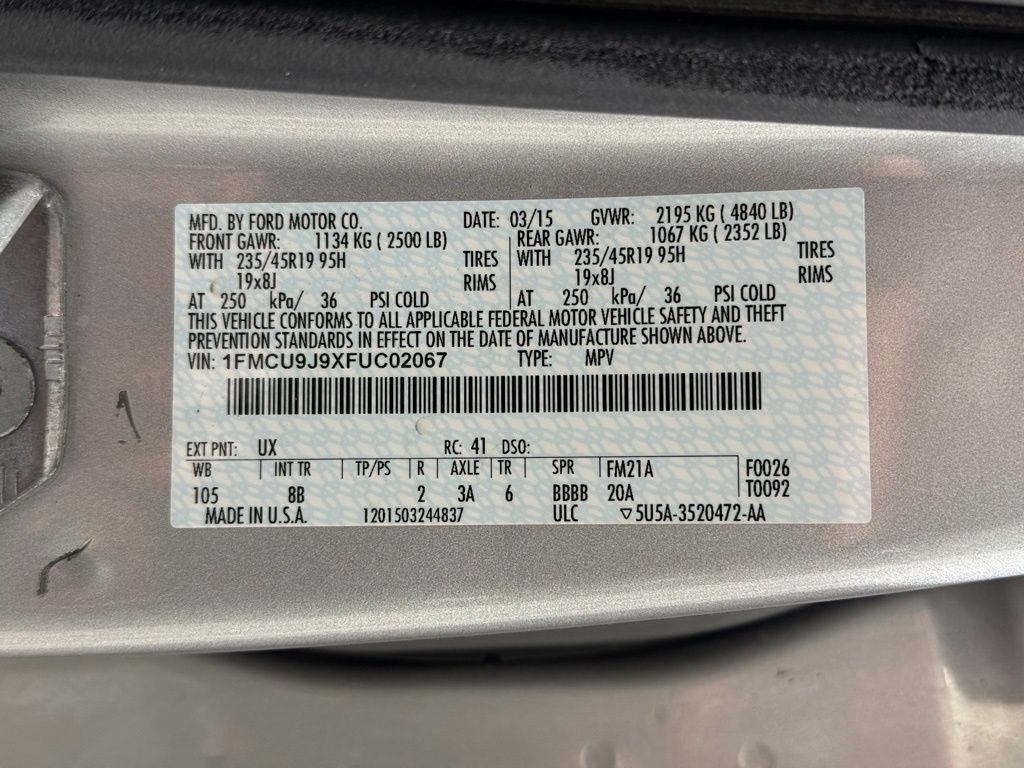 Thumbnail: 2015 Ford Escape - 32