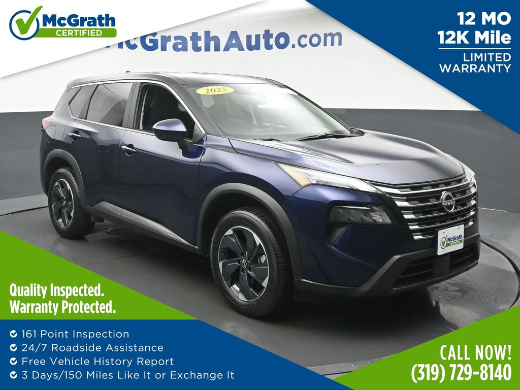 Deep Ocean Blue Pearl 2025 Nissan Rogue SUV / Crossover All-Wheel Drive Continuously Variable Transmission
