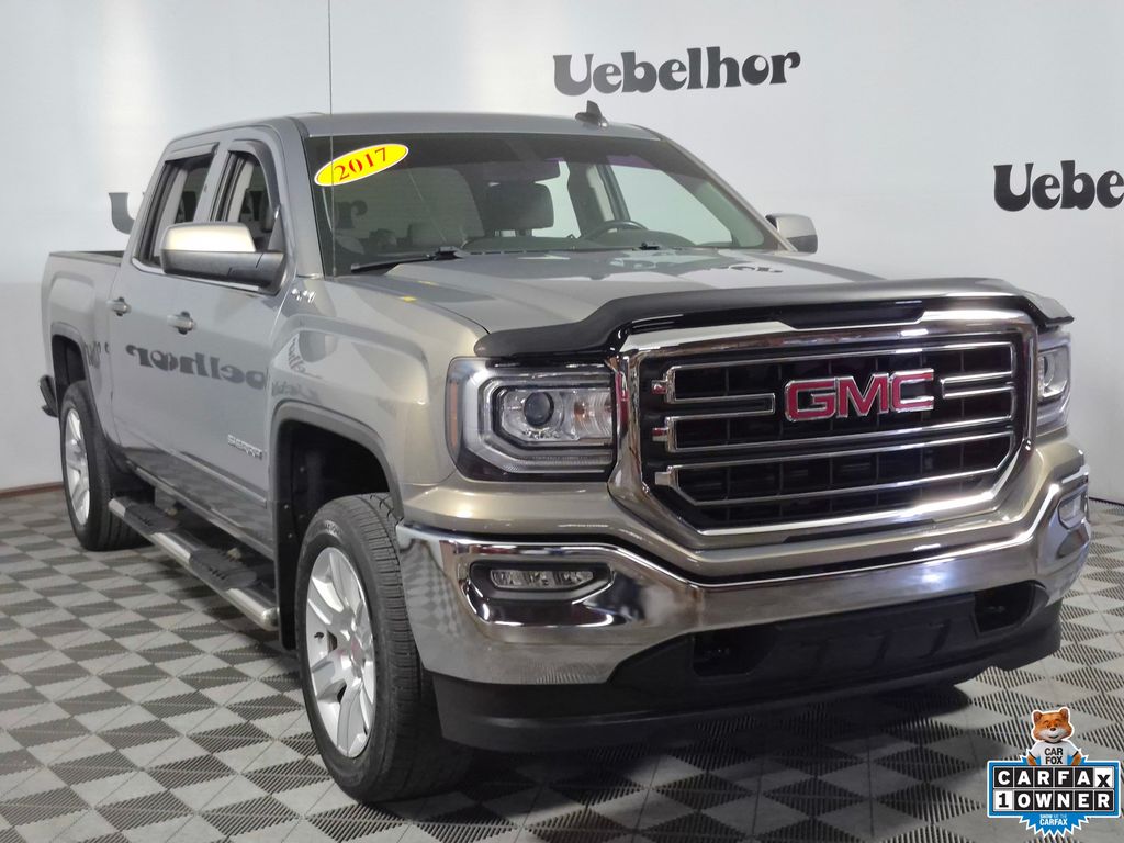 Pepperdust Metallic 2017 GMC Sierra 1500 Pickup Truck Four-Wheel Drive 6-Speed Automatic Overdrive