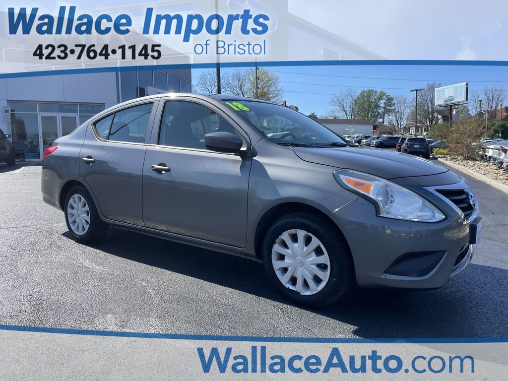Gray (Gun Metallic) 2018 Nissan Versa S Sedan Front-Wheel Drive 5-Speed Manual
