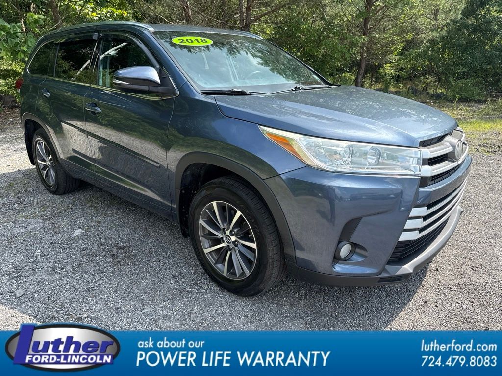 Predawn Gray Mica 2018 Toyota Highlander SUV / Crossover All-Wheel Drive 8-Speed Automatic