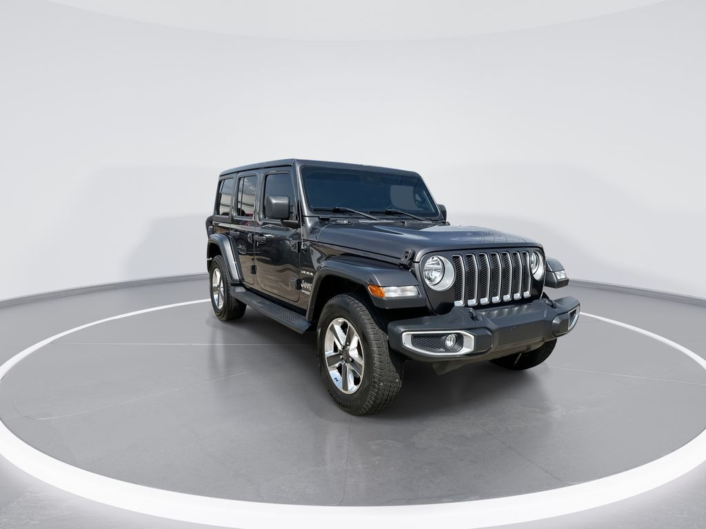 2020 Jeep Wrangler Unlimited Sahara Gray at Bob Mills Chevrolet