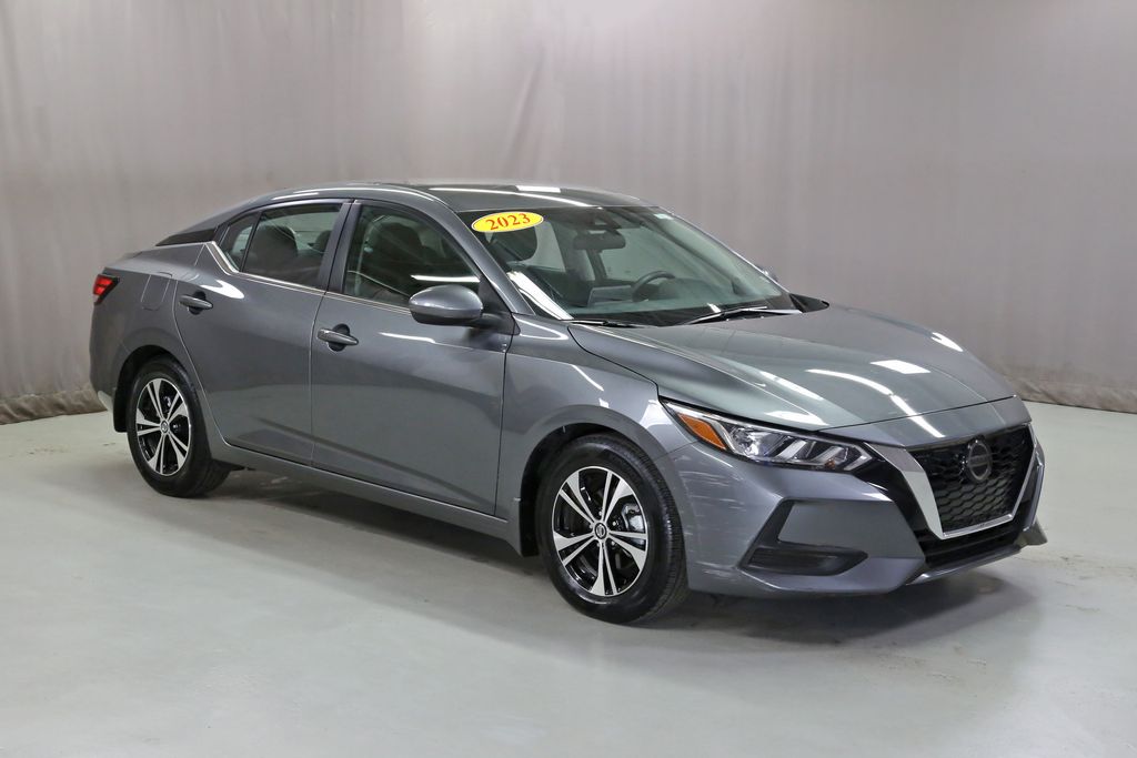 Gray (Gun Metallic) 2023 Nissan Sentra Sedan Front-Wheel Drive Continuously Variable Transmission
