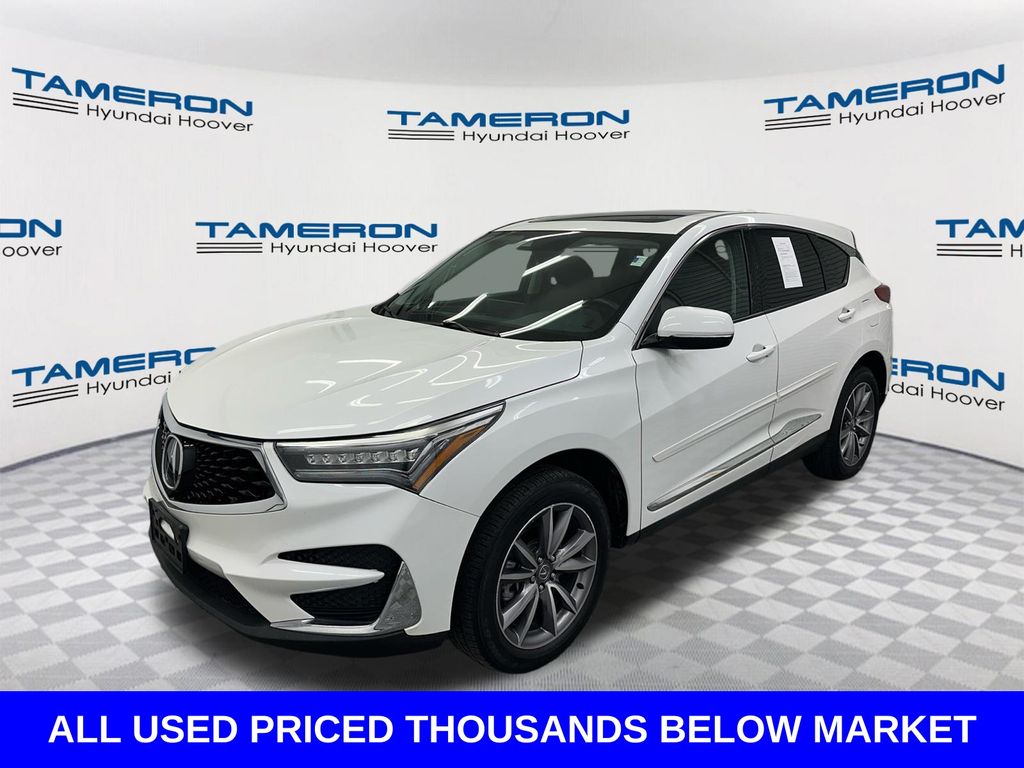 Platinum White Pearl 2021 Acura RDX FWD with Technology Package SUV / Crossover Front-Wheel Drive Automatic