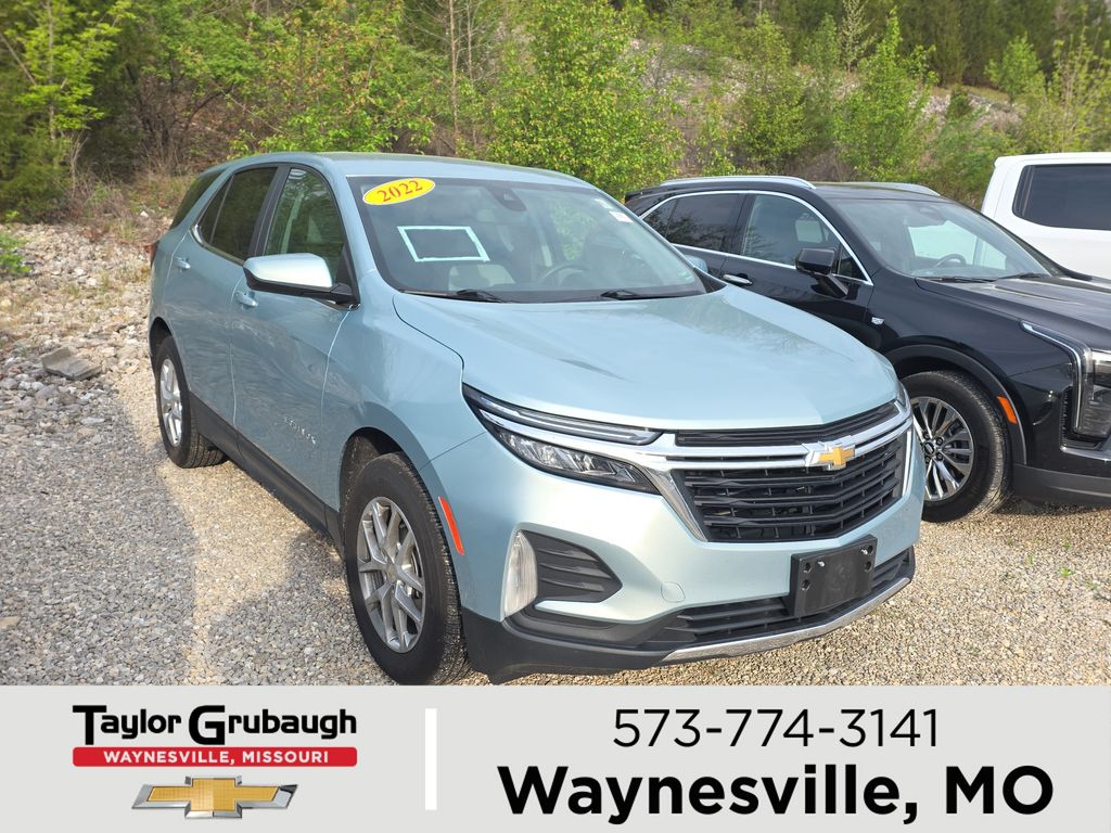 Seaglass Blue Metallic 2022 Chevrolet Equinox LT AWD with 1LT SUV / Crossover Four-Wheel Drive 6-Speed Automatic Overdrive