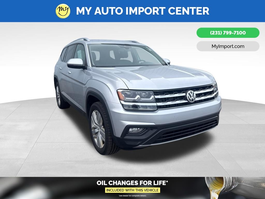 Reflex Silver Metallic 2019 Volkswagen Atlas SE 4Motion with Technology SUV / Crossover All-Wheel Drive 8-Speed Automatic