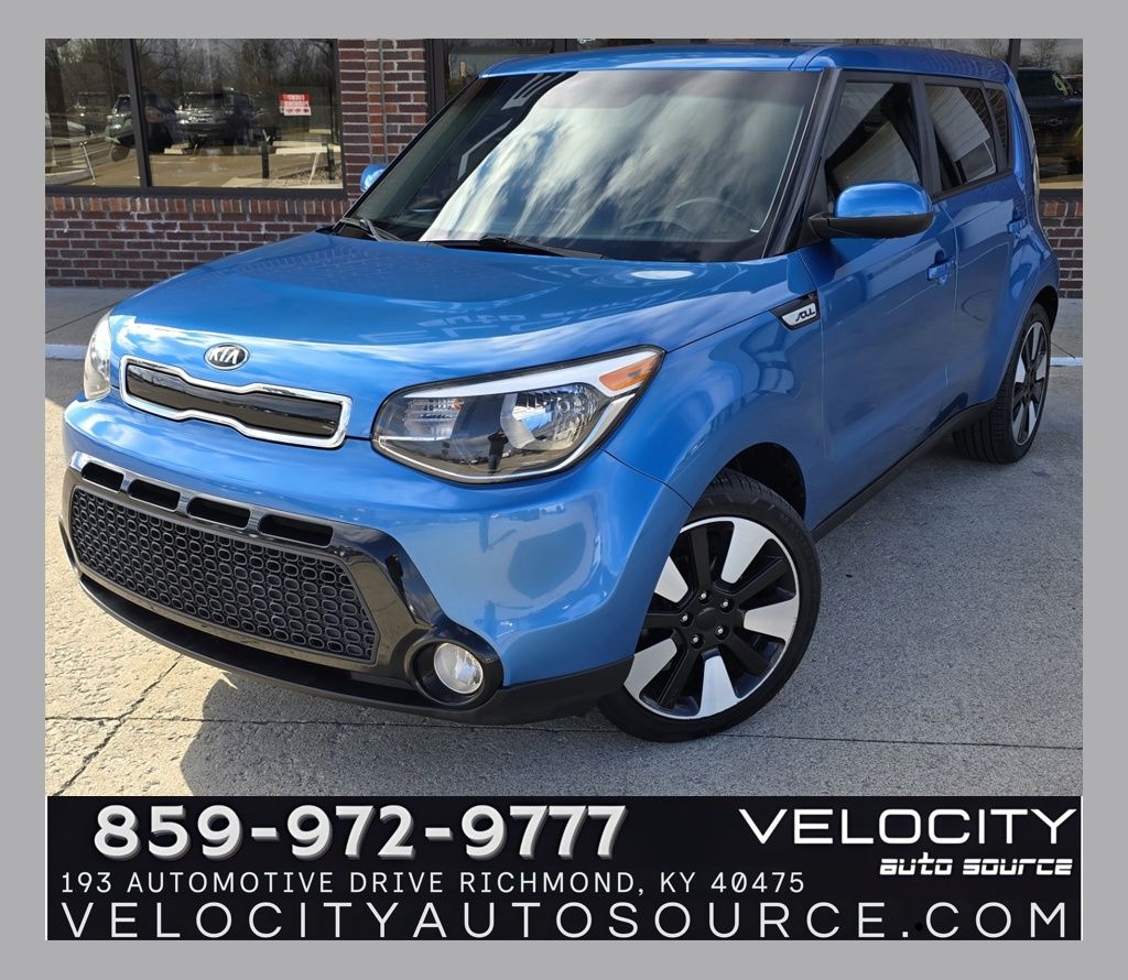 Carribean Blue 2016 Kia Soul + Wagon Front-Wheel Drive 6-Speed Automatic