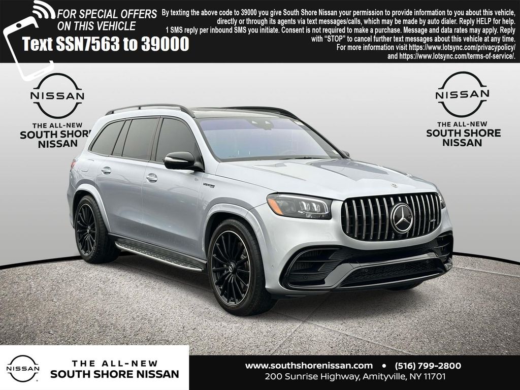 Cirrus Silver Metallic 2023 Mercedes-Benz GLS AMG GLS 63 4MATIC SUV / Crossover All-Wheel Drive 9-Speed Automatic