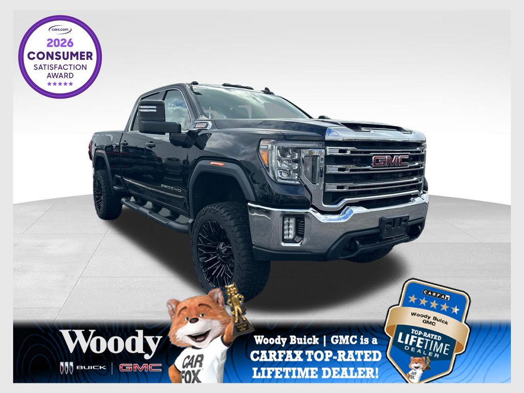 Black 2020 GMC Sierra 2500HD SLE Crew Cab 4WD Pickup Truck Four-Wheel Drive Automatic