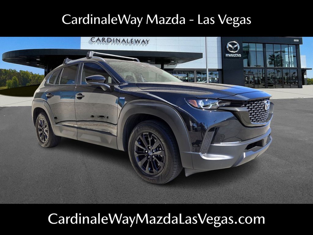 Jet Black 2025 Mazda CX-50 Hybrid Preferred AWD SUV / Crossover All-Wheel Drive Continuously Variable Transmission
