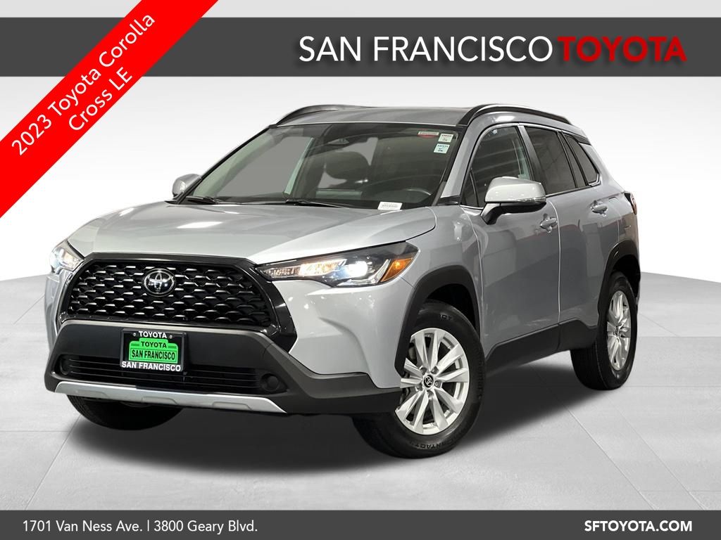 Sonic Silver 2023 Toyota Corolla Cross SUV / Crossover Front-Wheel Drive Continuously Variable Transmission
