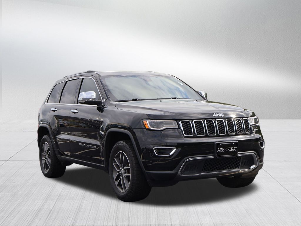 Diamond Black Crystal Pearlcoat 2018 Jeep Grand Cherokee Limited 4WD SUV / Crossover Four-Wheel Drive 8-Speed Automatic