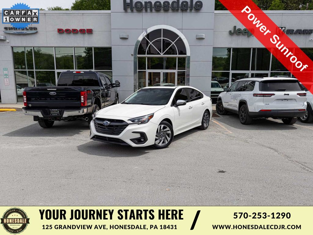Crystal White Pearl 2024 Subaru Legacy Sedan All-Wheel Drive Continuously Variable Transmission