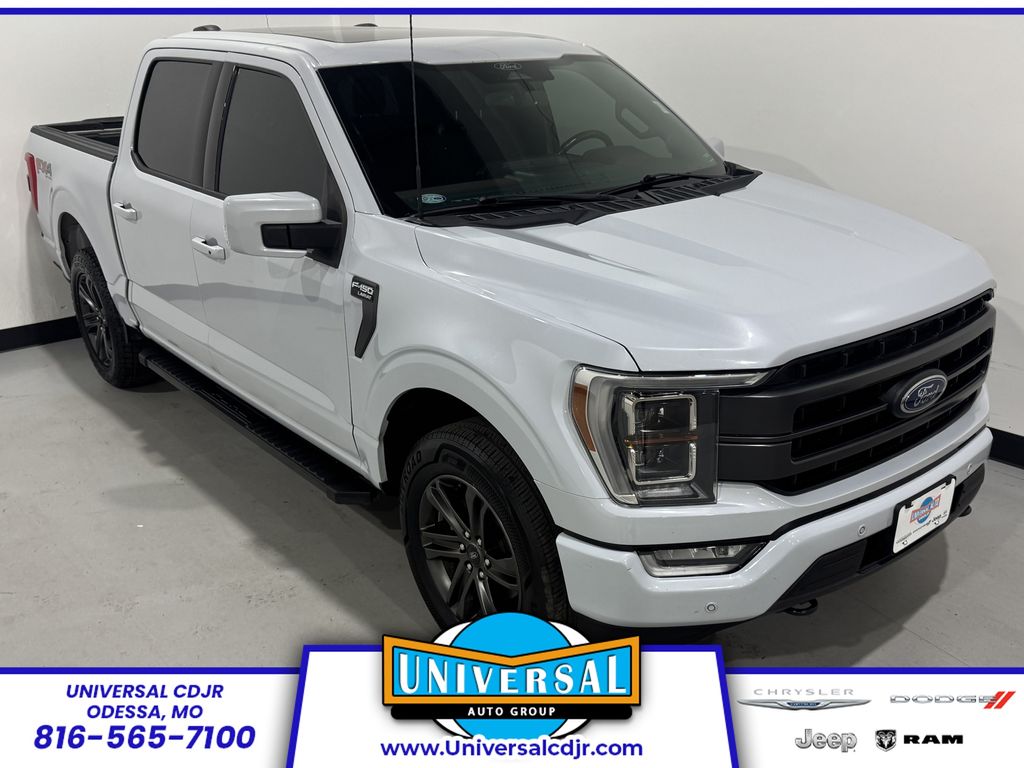 Space White Metallic 2022 Ford F-150 Pickup Truck Four-Wheel Drive Automatic