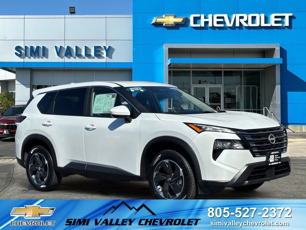 Everest White Pearl 2024 Nissan Rogue SUV / Crossover All-Wheel Drive Continuously Variable Transmission