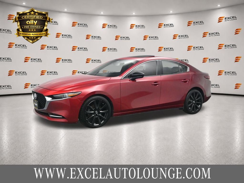 Soul Red Crystal Metallic 2021 Mazda MAZDA3 Sedan All-Wheel Drive 6-Speed Automatic