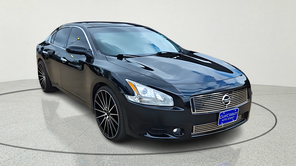 Super Black 2014 Nissan Maxima SV Sedan Front-Wheel Drive Continuously Variable Transmission