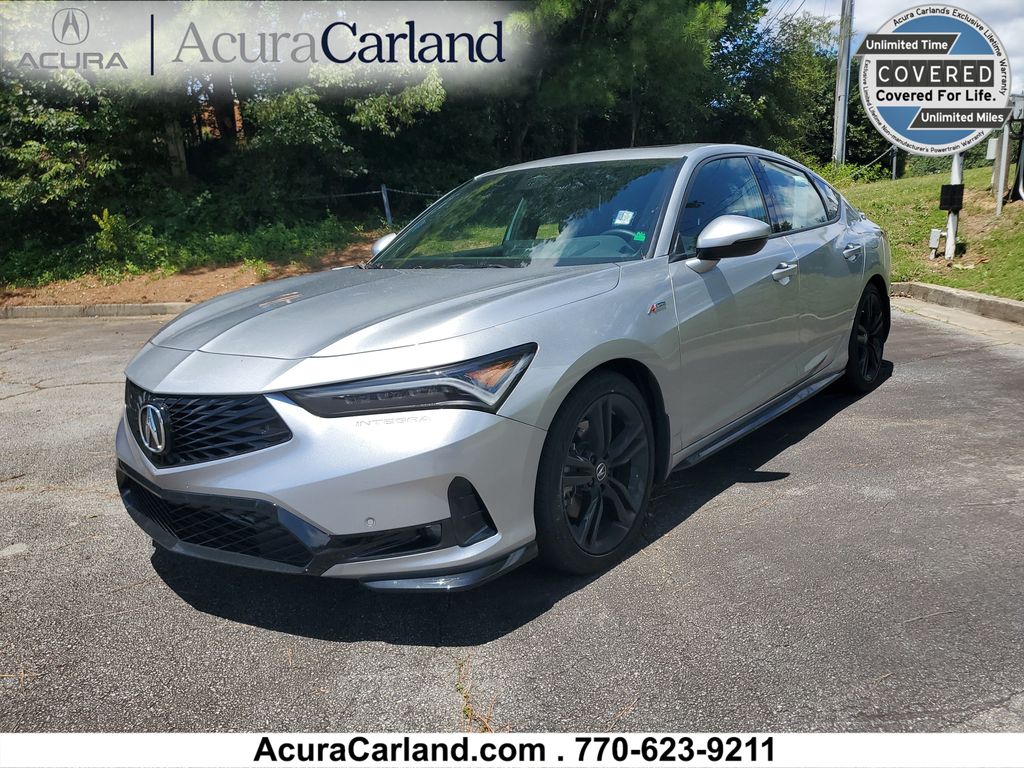 Solar Silver Metallic 2026 Acura Integra Sedan Front-Wheel Drive Continuously Variable Transmission