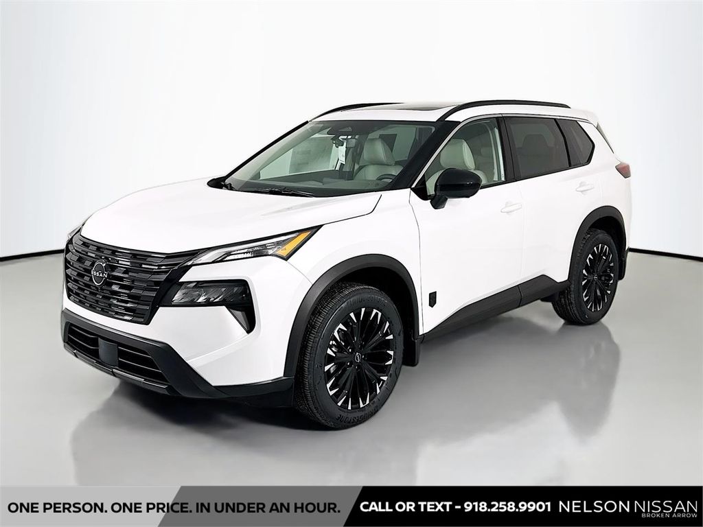Everest White Pearl Tricoat 2026 Nissan Rogue SUV / Crossover Front-Wheel Drive Continuously Variable Transmission