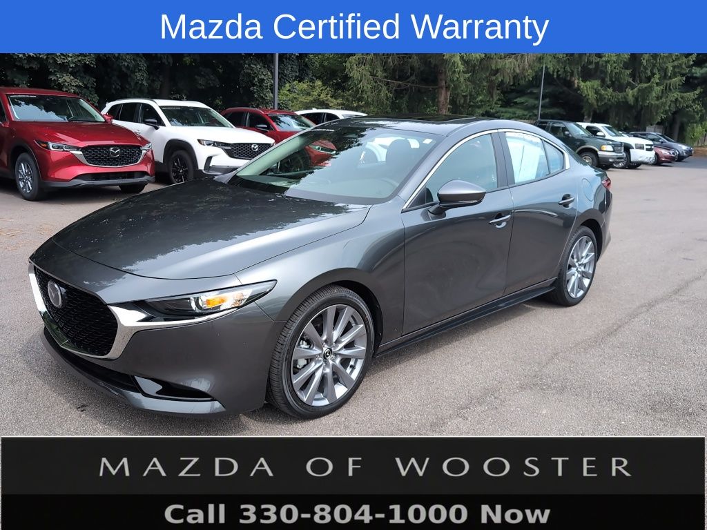 Machine Gray Metallic 2025 Mazda MAZDA3 Sedan Front-Wheel Drive 6-Speed Automatic
