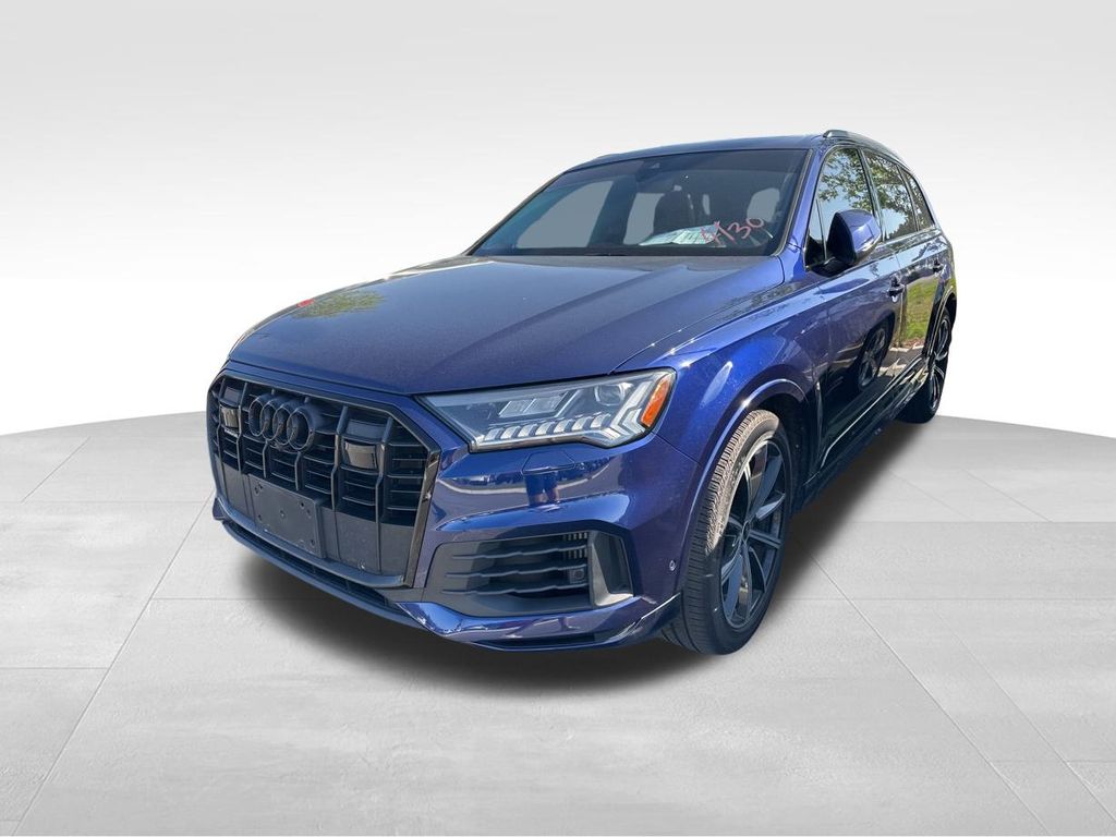 2021 Blue Metallic Audi Q7 55 Prestige AWD SUV