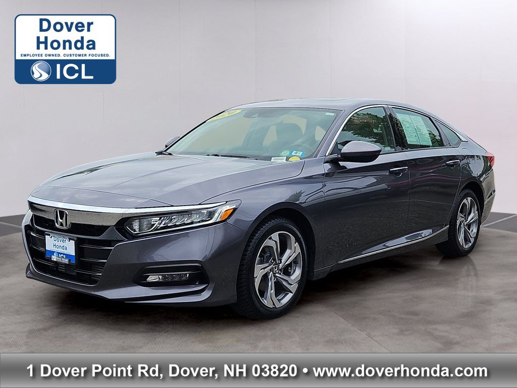 Gray 2020 Honda Accord Sedan Front-Wheel Drive Continuously Variable Transmission