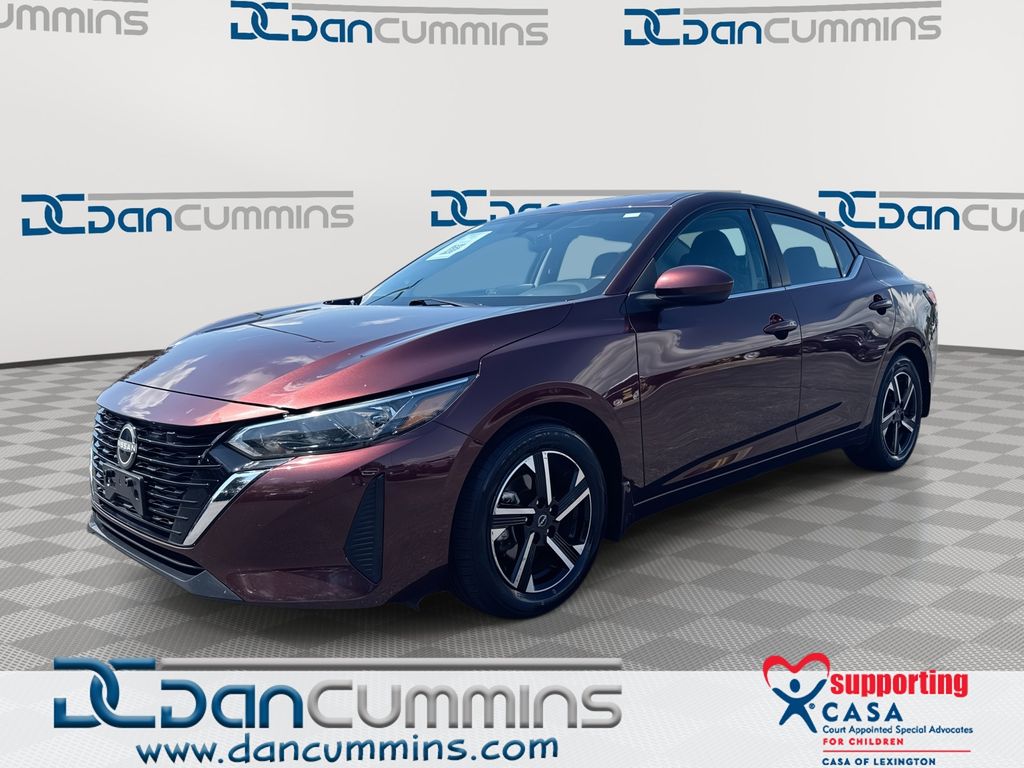 Rosewood Metallic 2024 Nissan Sentra Sedan Front-Wheel Drive Continuously Variable Transmission