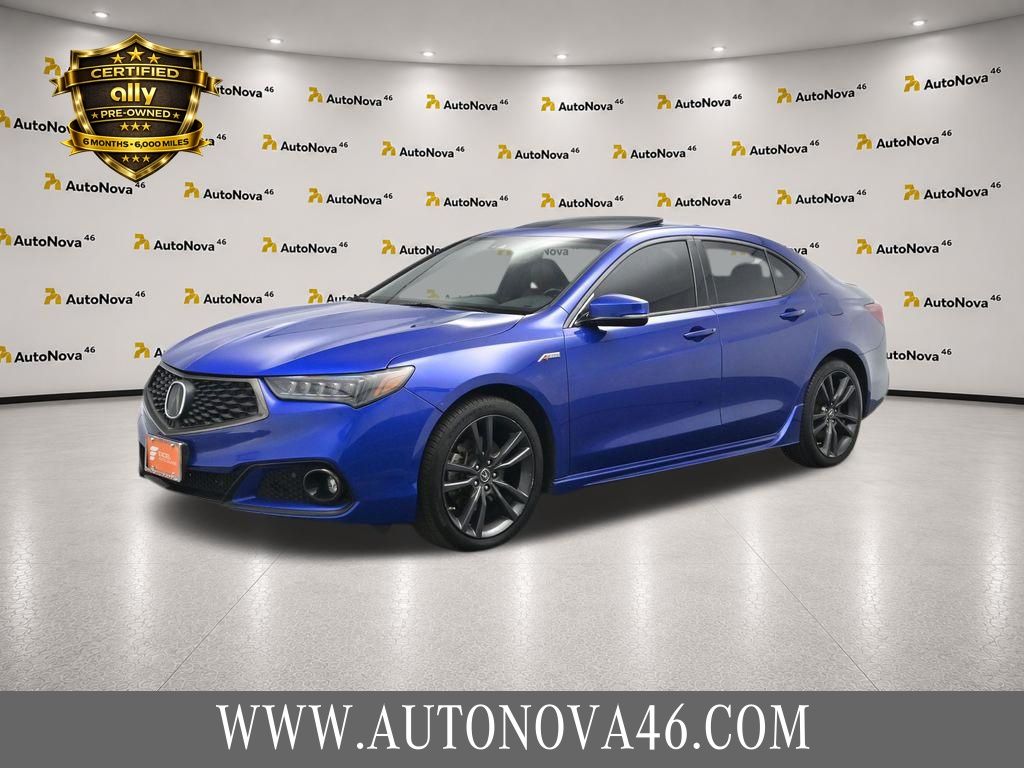 Blue 2020 Acura TLX Sedan  9-Speed Automatic