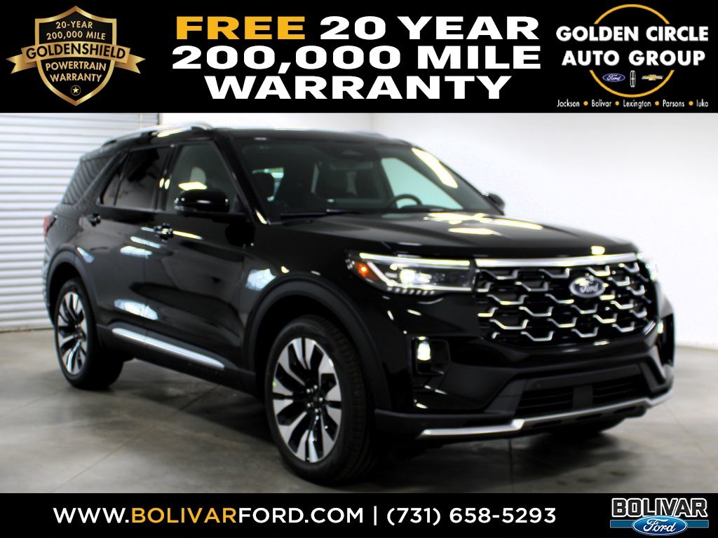 Agate Black Metallic 2026 Ford Explorer SUV / Crossover All-Wheel Drive Automatic