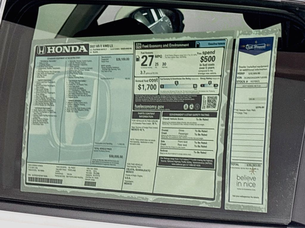 2027 Honda HR-V LX