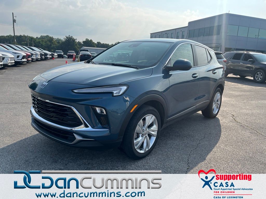 Ocean Blue Metallic 2025 Buick Encore GX SUV / Crossover Front-Wheel Drive Continuously Variable Transmission