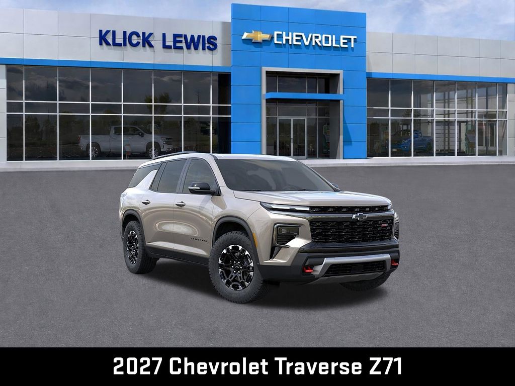2027 Chevrolet Traverse Z71 Beige at Klick Lewis Buick Chevrolet