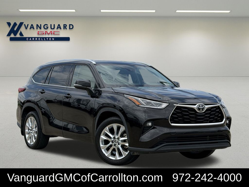 Midnight Black Metallic 2021 Toyota Highlander SUV / Crossover Front-Wheel Drive 8-Speed Automatic