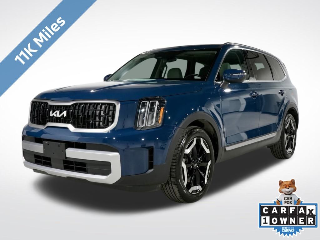 Midnight Lake Blue 2025 Kia Telluride EX AWD SUV / Crossover All-Wheel Drive 8-Speed Automatic