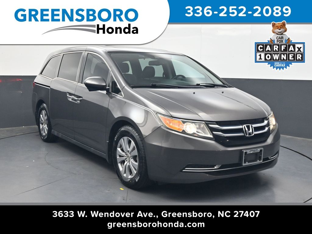 Smoky Topaz Metallic 2015 Honda Odyssey Minivan Front-Wheel Drive 6-Speed Automatic