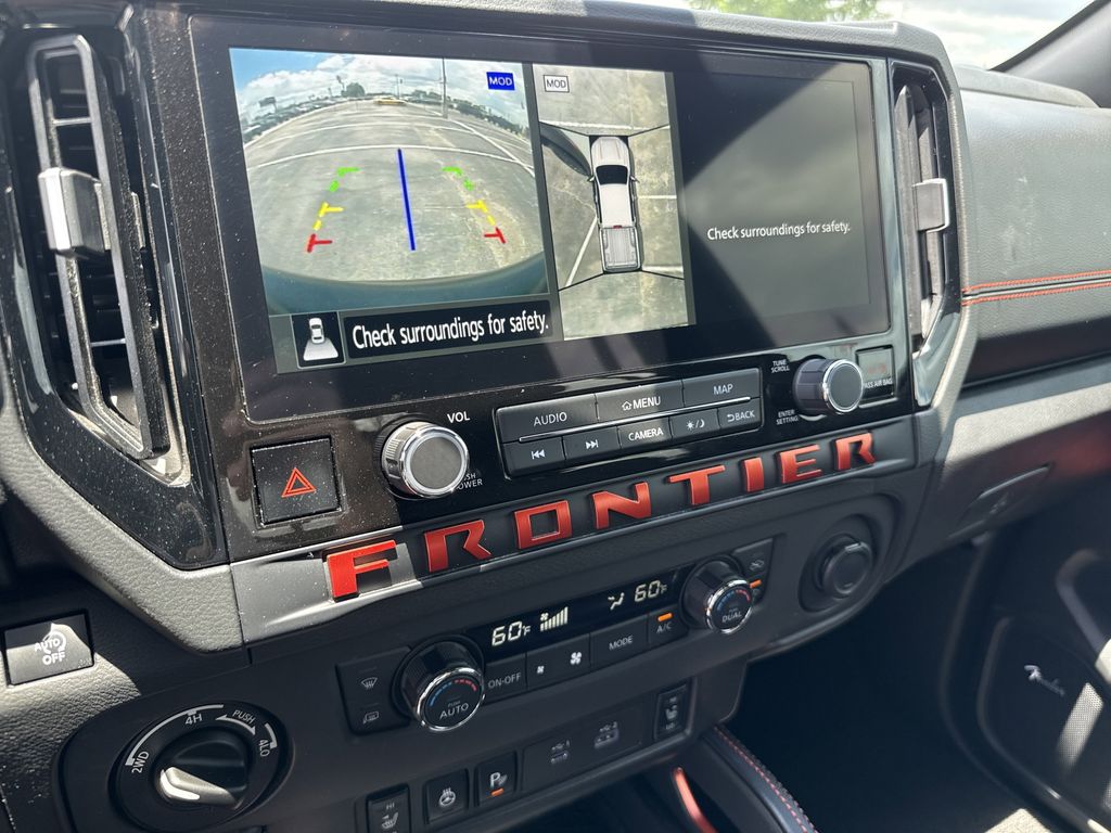 2025 Nissan Frontier PRO-4X White at Central Houston Nissan