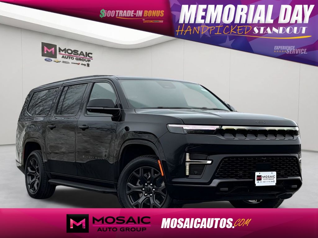 High Gloss Black 2026 Jeep Grand Wagoneer L 8-Speed Automatic