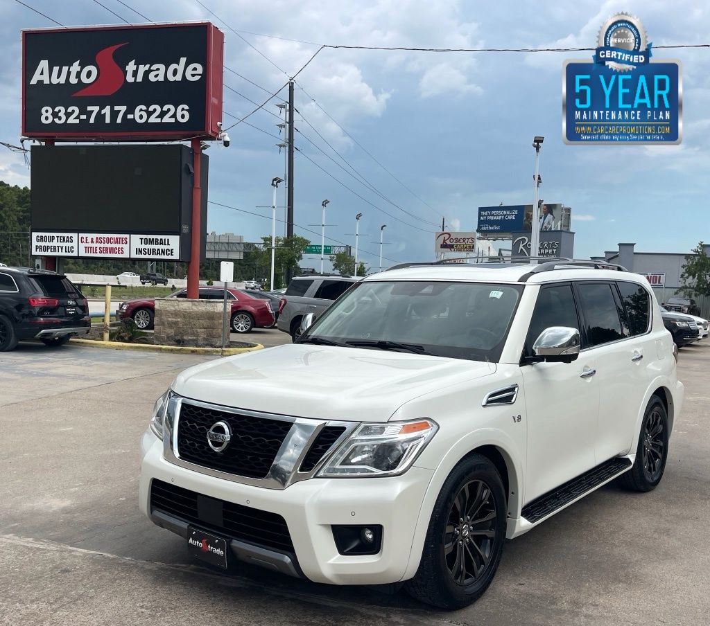 2019 Nissan Armada Platinum White at Royal Nissan