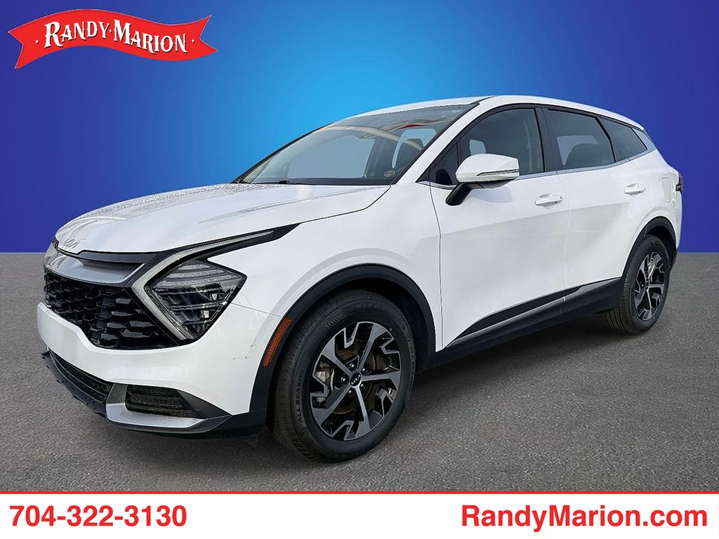 White Pearl 2024 Kia Sportage EX FWD SUV / Crossover Front-Wheel Drive 8-Speed Automatic